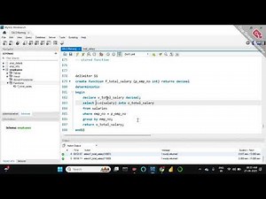 SQL lecture - 15 | SQL Stored Function | NMD PVT LTD