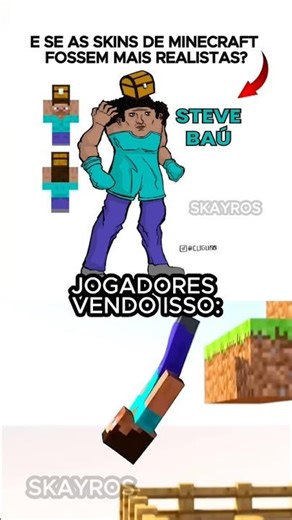 A PIOR SKIN DO MINECRAFT! 💀💀 #nobatidao