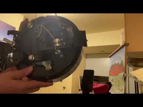 Robotic Duster with lights