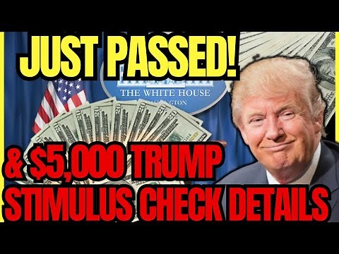 JUST PASSED! Trump's Stimulus Refund Checks for Millions of Americans, Trump Tax Cuts Medicaid SNAP