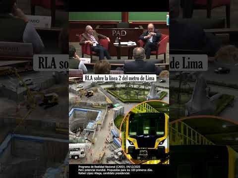 sobre la línea 2 del metro de Lima, Rafael López Aliaga