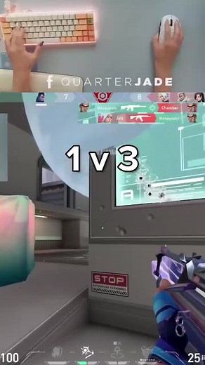 Valorant Mission Complete Keyboard - Quarter Jade Clips