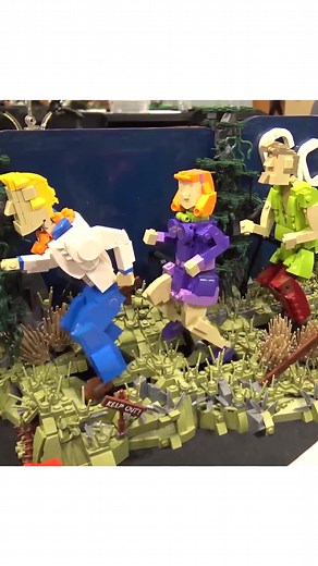 LEGO Scooby-Doo Scene by Tim Lydy #lego #legotiktok #legotiktoker #scoobydoo