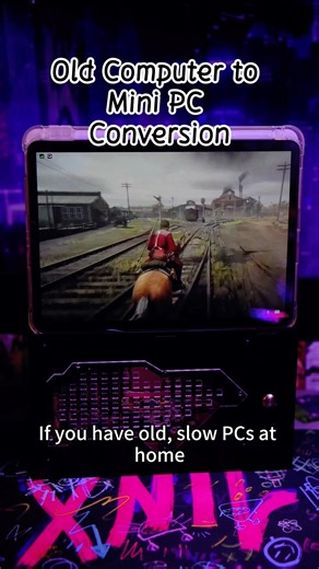 Cyber hobo Lucas on Instagram: "old computer to mini pc conversion #pc #Technology #game #tech #DIY"