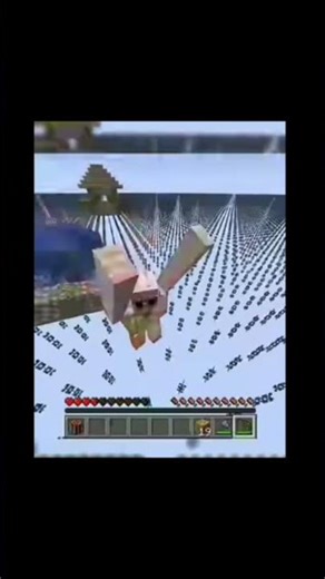 The world is Iron chains In Minecraft.#minecraft #minecraftshorts #minecraftgameplay