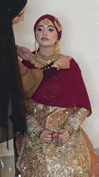 Wonderful Bridal Hijab Style – Elegant & Royal Wedding Look