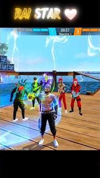 Raistar VS FOUR V Badge Legend😱Custom challenge Who Is Win🤯#freefire​#shortsfeed​#raistar​#trending​