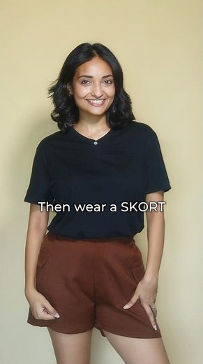 What is a skort ? Shorts + Skirt