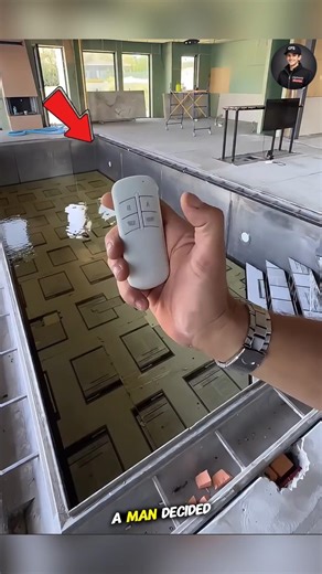 Hidden Swimming Pool🏊 Inside Living Room😱 #shorts #swimmingpool