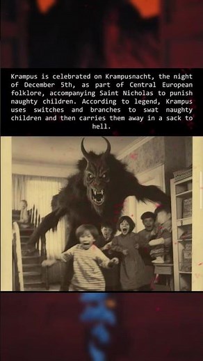 Krampus The Christmas Demon #DarkFolklore