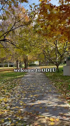 Exploring Autumn at ODTÜ/METU Campus in Ankara, Turkey