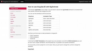 Tutoriel AngularJS : ngAnimate