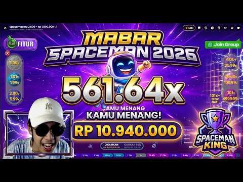 INDIKATOR SPACEMAN EMANG NGARUH? | Cara Menang Spaceman Mudah 2026 | SPACEMAN HARI INI