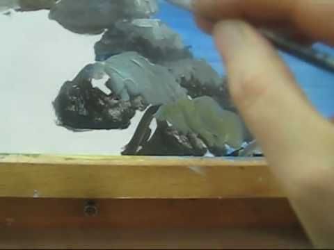 Acrylic Paint ROCKS - How To Paint Stones and Rocks with acrylic