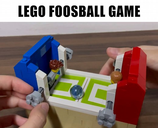 Building a Functional LEGO Foosball Game – Fun! Created by legocoolstudios https://bit.ly/37bIOC7 | Beyond the Brick
