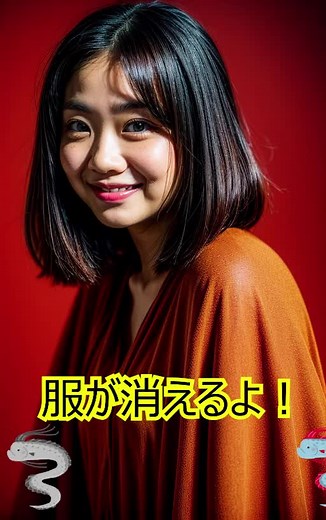 服が消えるよ 衣服消失 clothes disappear #ai美女リアル #ピタ止めチャレンジ