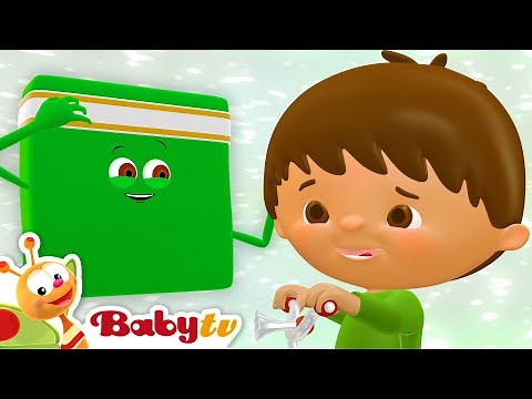Charlie Meet Square Spiral ​😵​ ​| The Shapes Party | Full Episode ‪@BabyTV‬