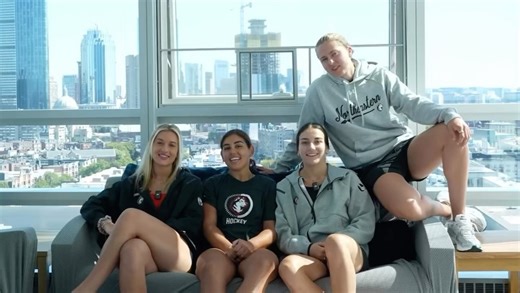 Northeastern Women's Hockey on Instagram: "Slide in to The Lily Pad! Yes, our dorm rooms really are this nice."