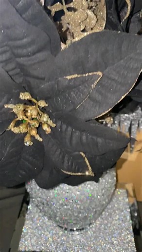 Custom Glam Mosaic Mirror Tile Vase: Silver Glitter Centerpiece, Silver Home Decor, Glam Decor, Large Bouquet Flower Vase - Etsy