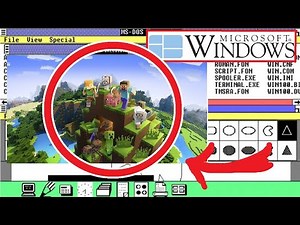 ЗАПУСКАЕМ МАЙНКРАФТ НА СТАРОМ ВИНДОВС 1.0! ОНО РАБОТАЕТ