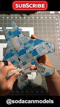 Aluminum cans to fighter jet: Crafting an Epic Soda Can Airplane F-15 #diy #howto #diycrafts #shorts