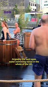The UK's first floating sauna has opened on Princes Dock in Liverpool. And get this, if you’re feeling brave you can even jump straight into the Mersey afterwards. More on Sounds https://bbc.in/4i3nAbp | BBC Merseyside
