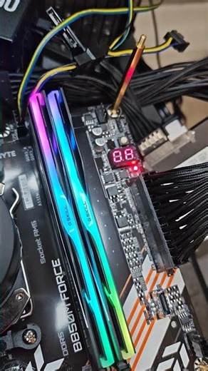 Adding a POST code display to the Gigabyte B850M Force