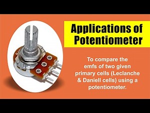 Applications of potentiometer