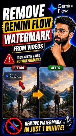 How to Remove Gemini Flow Watermark for Free 🔥 || How to Remove Flow Watermark
