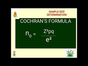 SAMPLE SIZE DETERMINATION