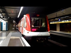 🛤 TMB 9000 and 2100 SWITCHING TRACK at SELVA de MAR (Barcelona metro)