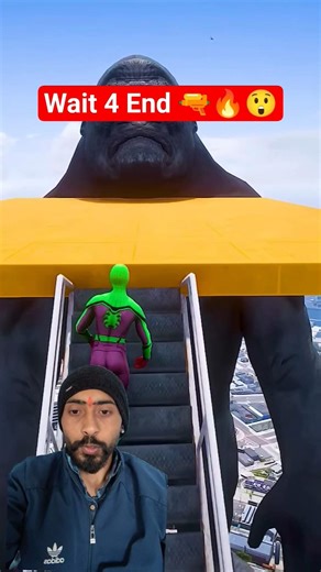 Spider-Man killed the alien 🔫🔥 #shorts #gta #gtav #gta5 #gaming #gta6 #gameplay #games #shortsfeed