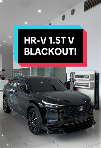Honda HR-V 1.5T V Blackout Review and Features