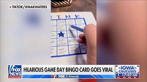 4.3K views · 147 reactions | TX Woman Goes VIRAL After Turning Her Boyfriend's Football Game Reactions Into Bingo Game | Will Cain | Facebook
