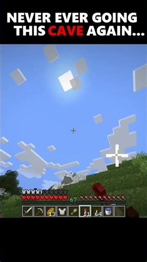 NEVER EVER GOING THIS CAVE AGAIN🪇☠️#minecraft #minecraftshorts #minecraftmeme