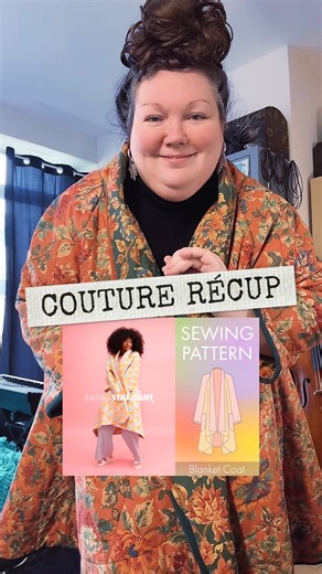 Mathilde on Instagram: "Le saviez-vous ? J’adore coudre à mes heures perdues ! Et en bonne ecolo + girl on a budget, j’aime la couture zéro déchets. Voici donc 3 vêtements que je me suis cousus dans des couvertures de récup grâce au super patron « Blanket Coat » de l’incroyable @sasha__starlight ✨ Ah oui, et : ✍🏻 SIGNEZ LA PÉTITION lancée par @harmonyalbertini pour faire reconnaître la grossophobie dans la loi SVP 👉🏻 petition.mathilde-officiel.fr 🙏🏻 🎶🚌 Quant à moi, retrouvez moi en TOURNÉ