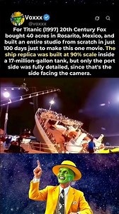 For Titanic (1997) Fox built an entire studio from scratch in just 100 days