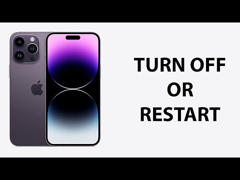 How To Turn Off or Restart iPhone 14 / iPhone 14 Pro