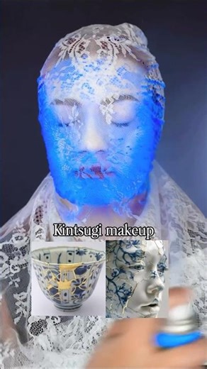 Kintsugi makeup tutorial #fyp #makeup #tutorial #shorts #youtubeshorts #viralshorts #trendingnow