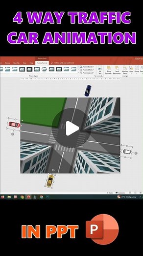 Knowledge World on Instagram: "🚘4 Way Car Animation in Powerpoint #powerpoint #animation #ppt #viralshorts"