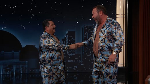 The pairing we never knew we needed! 👯‍♂️ Bert Kreischer Guillermo | Jimmy Kimmel Live