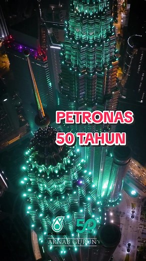PETRONAS maju jaya 50 tahun . DJI MAVIC 3. . #aerial #drone #petronas #kualalumpur #malaysia #fyp #fypシ #takpernahfyp @PETRONAS
