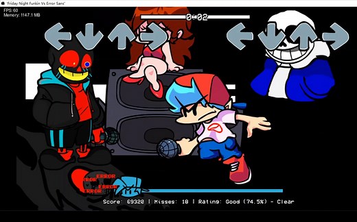 fnf的mod vs error sans