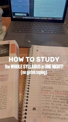 How to Finish the Whole Syllabus in 24 Hours #syllabus #studytips #aestheticstudent #studentlife #examstudying