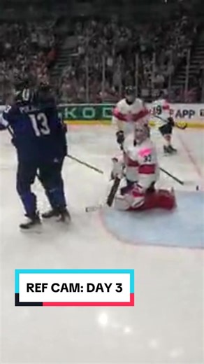 Moments from the ice from all of todays games courtesy of the ref cams 🎥 #mensworlds #hockey #icehockey #hockeygoals #goals #highlights #hockeyhighlights #goalie #hockeygoalie #hockeyplayer #hockeyplayers #goaliesaves #hockeysaves #ref #referee #hockeyref #hockeygame #hockeytournament #czechia #fyp