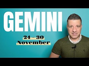 GEMINI - So Powerful!! This Is About To Change Your Perspective! | 24 - 30 November Gemini Tarot