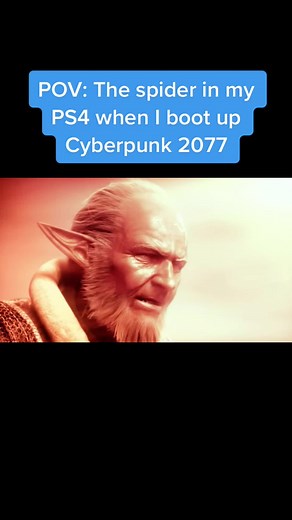 PS4 Overheating Meme: Cyberpunk 2077 Spider Invasion!