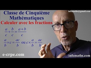 MATHS EN CINQUIÈME. CALCULER AVEC LES FRACTIONS