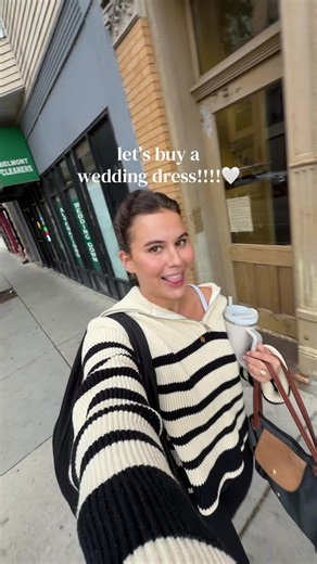 documenting a big day🤍 tried to cover the dress with an emoji for a clip and it was just not happening. IM SO EXCITED!!! #weddingdress #2027bride