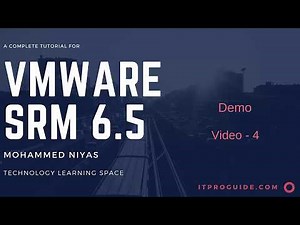 VMware Site Recovery Manager (SRM) 6.5 - Storage Array Replication Configuration - Video 4
